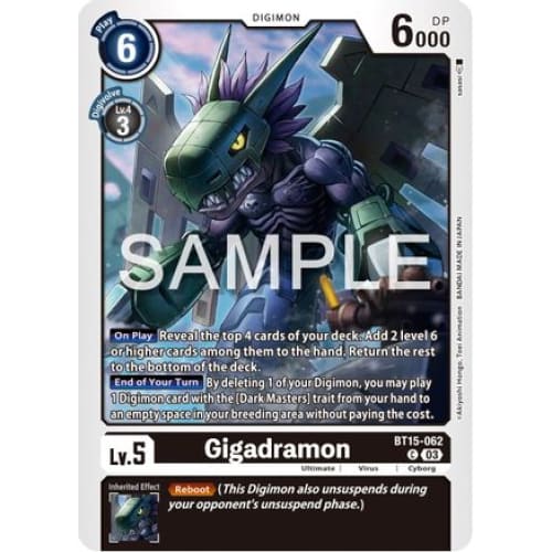 Gigadramon - BT15-062 - Common - Single