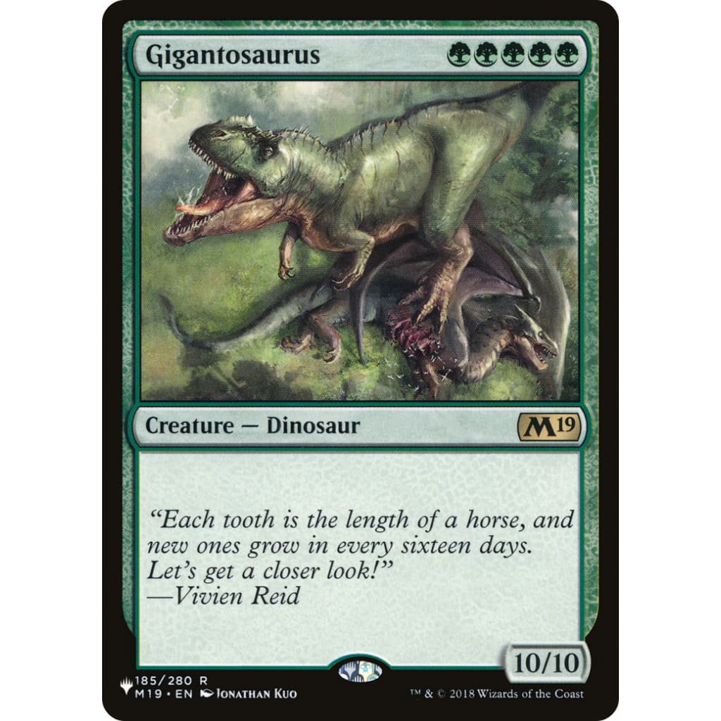 Gigantosaurus (PLIST-170) - Single