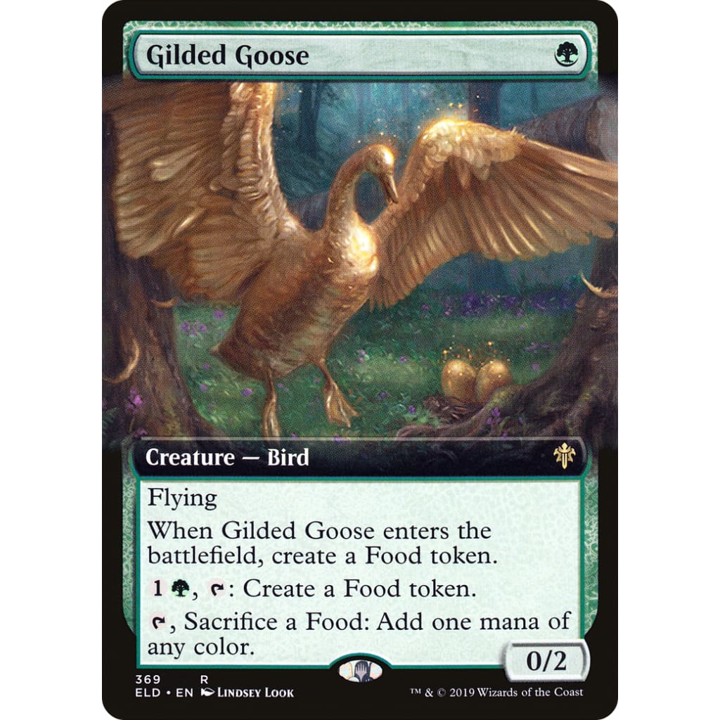 Gilded Goose (ELD-369): (Extended Art) - Single