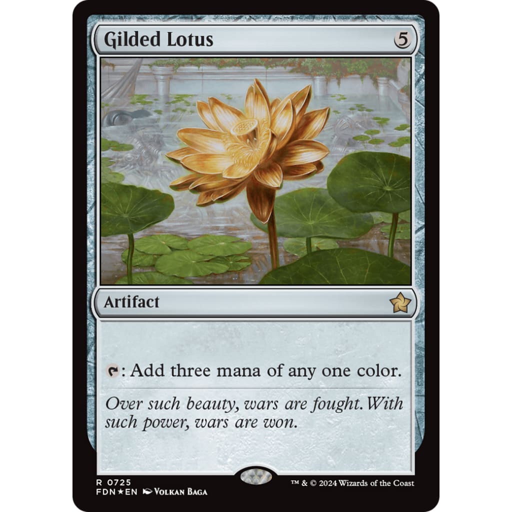Gilded Lotus (FDN-725) Foil - Single