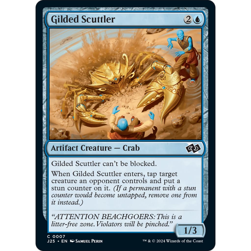 Gilded Scuttler (J25-007) - Single