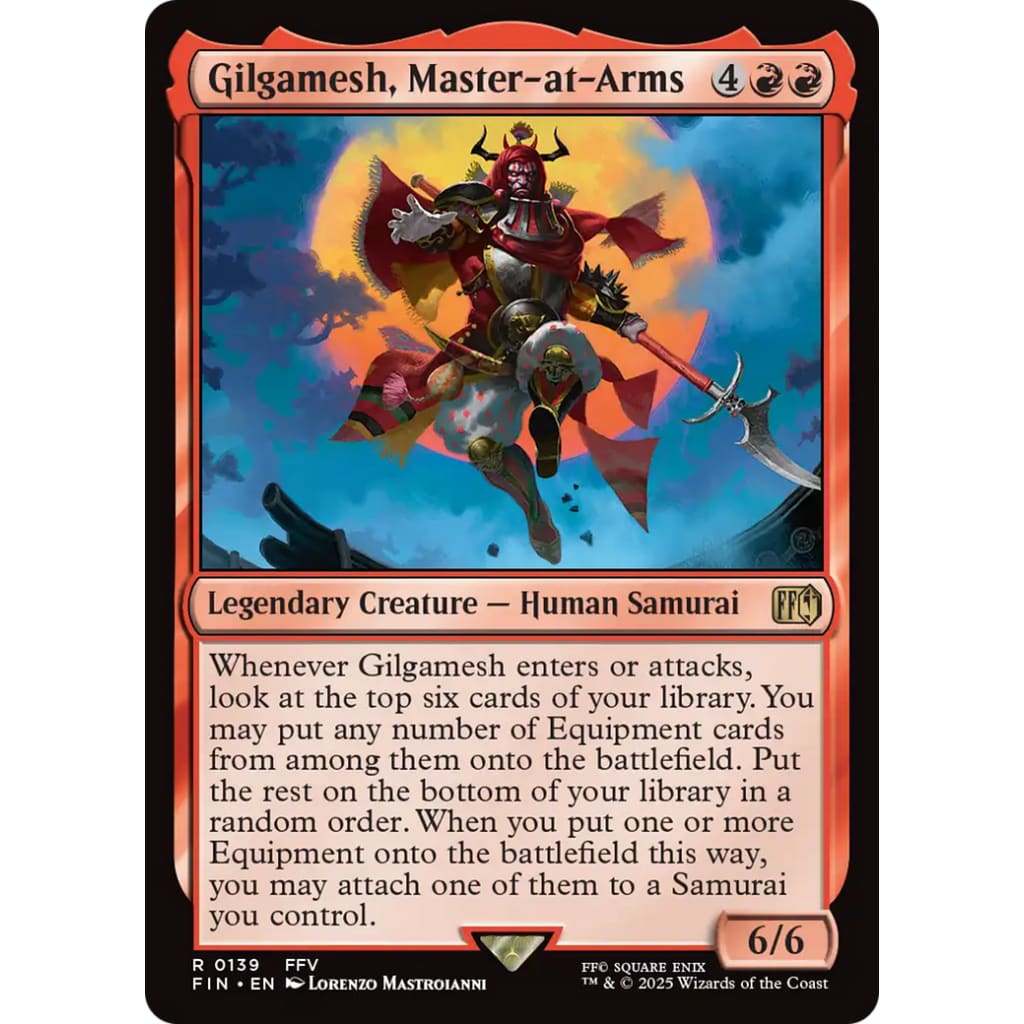 Gilgamesh Master-at-Arms (FIN-139) Foil - Single