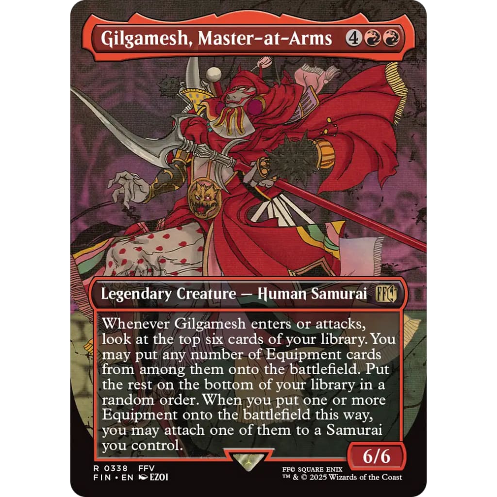 Gilgamesh Master-at-Arms (FIN-338) (Borderless) Foil