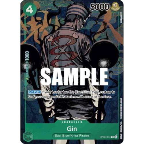 Gin (Alternate Art) OP03-024 R Pillars of Strength Foil