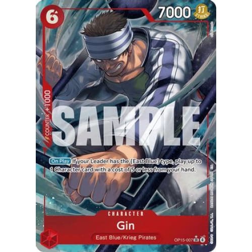 Gin (Alternate Art) OP15-007 SR Adventure on Kami’s Island