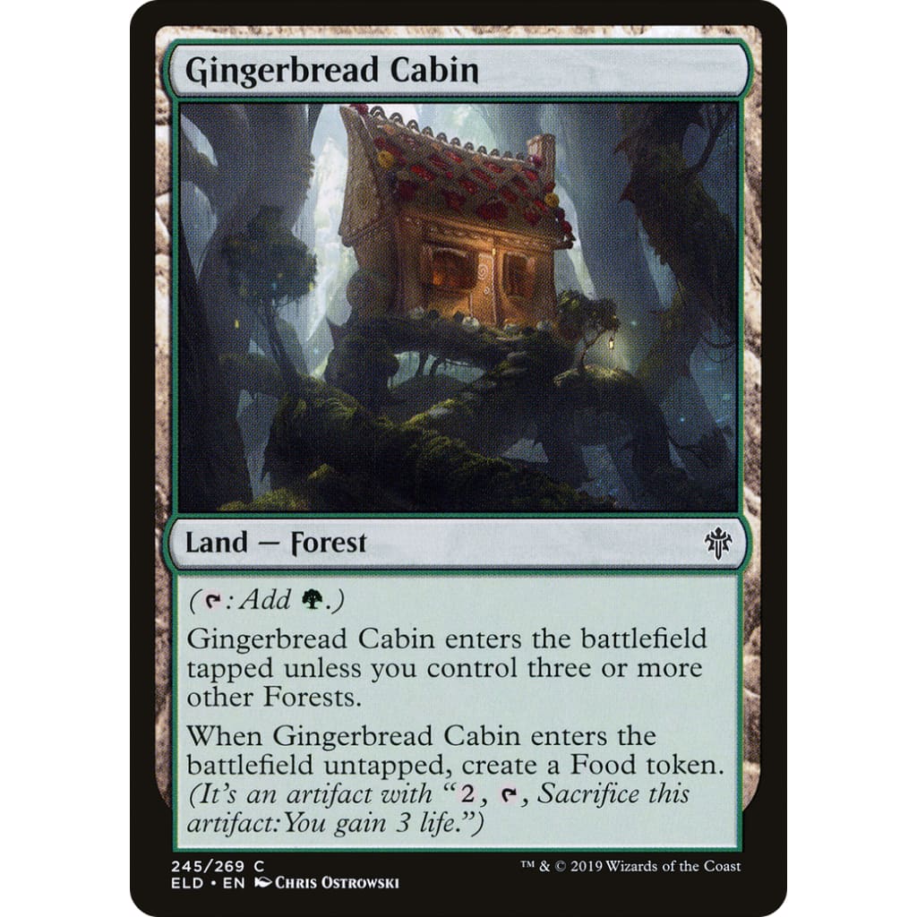Gingerbread Cabin (ELD-245) - Single