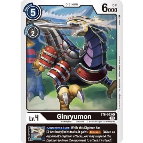 Ginryumon - BT8-063 - Common - Single