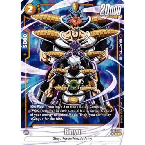 Ginyu - FB01-109 (Alternate Art) (FB01-109) - Awakened