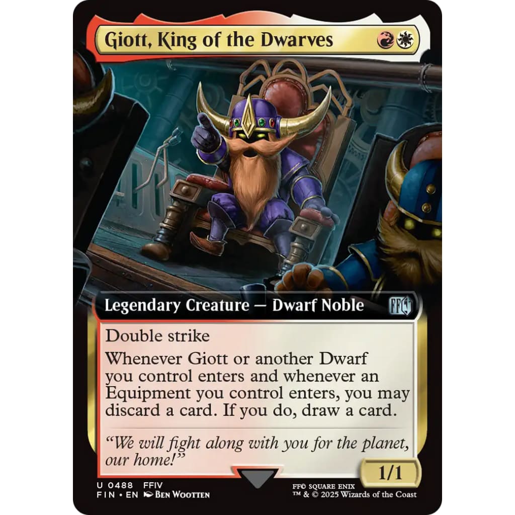 Giott King of the Dwarves (FIN-488): (Extended Art) - Single