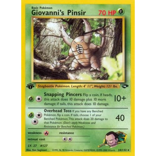 Giovanni’s Pinsir (024/132) Rare Classic Unlimited - Single
