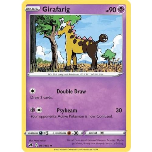 Girafarig (061) Uncommon Reverse Holofoil - Single