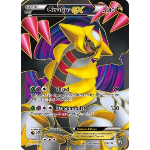 Giratina-EX (124/124) Ultra Rare Holofoil - Single