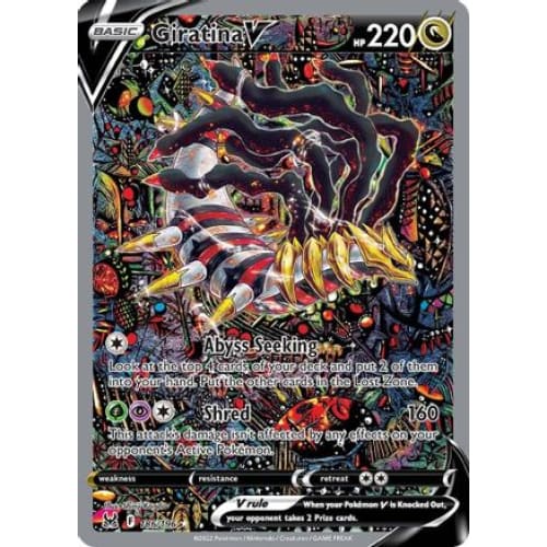 Giratina V (186/196) Ultra Rare Holofoil - Single