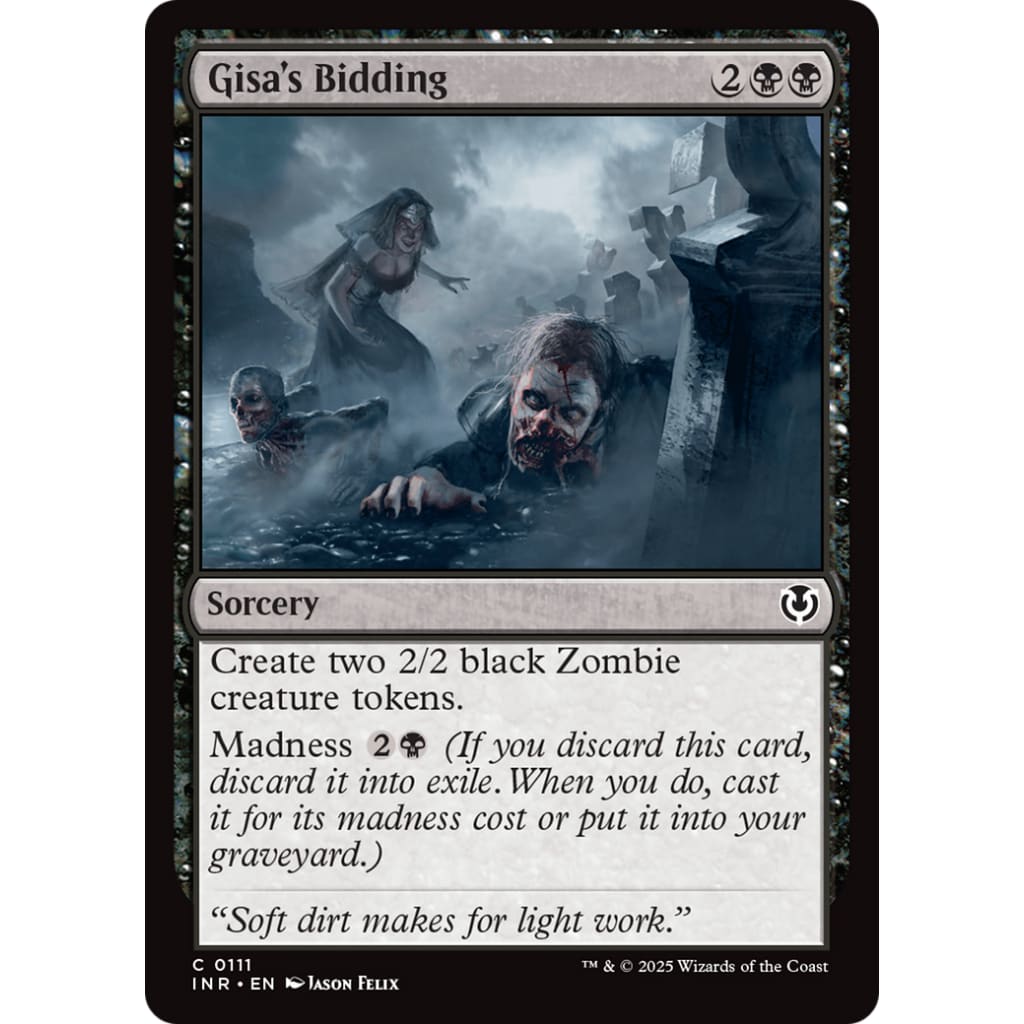 Gisa’s Bidding (INR-111) - Single