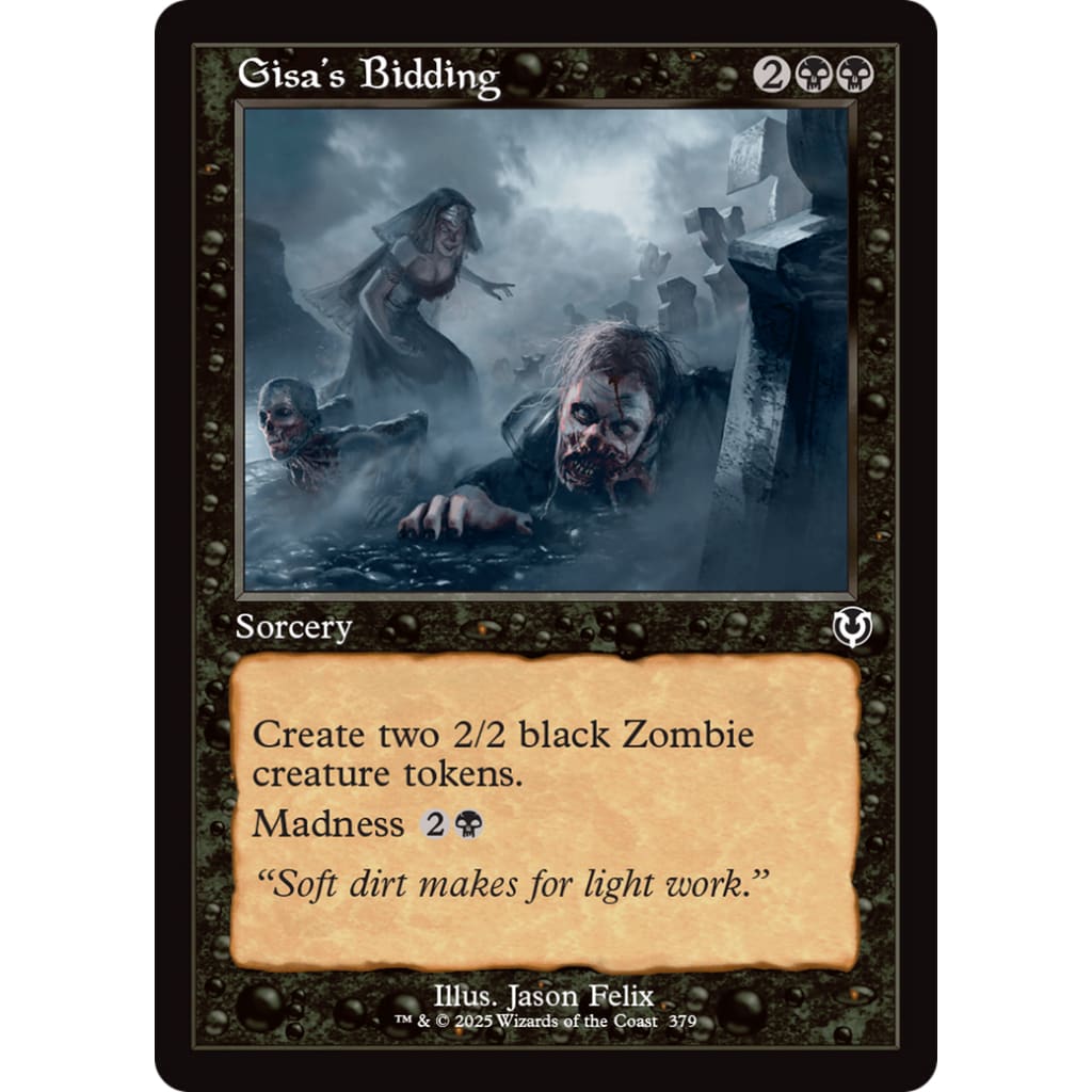 Gisa’s Bidding (Retro Frame) (INR-379) - Single