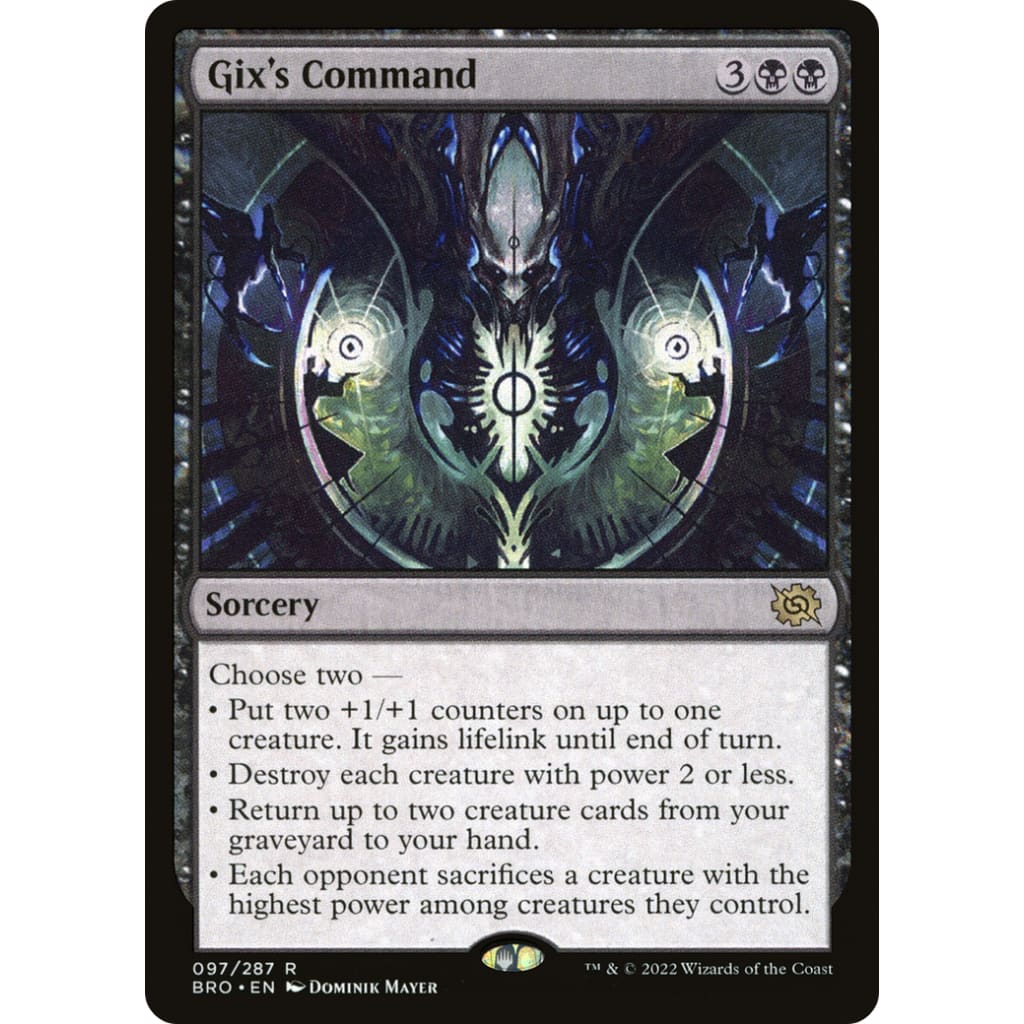 Gix’s Command (BRO-097) - Single