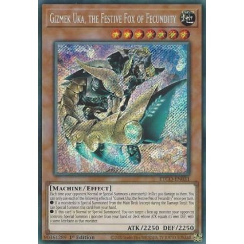 Gizmek Uka the Festive Fox of Fecundity (ETCO-EN031) Secret