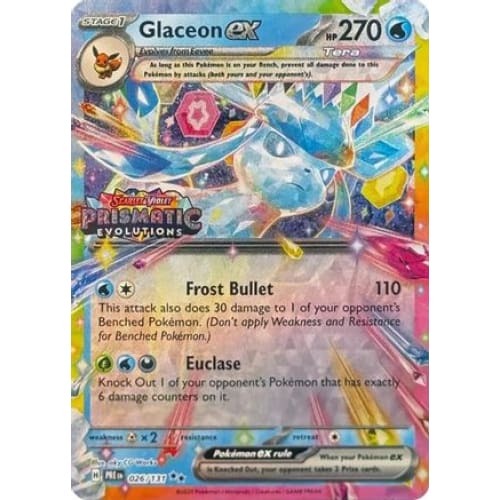 Glaceon ex - 026/131 (Prismatic Evolutions Stamp) (26)