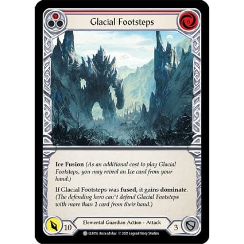 Glacial Footsteps (Red) (TALES OF ARIA) 1st Edition Rainbow