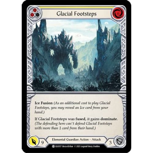Glacial Footsteps (Yellow) (TALES OF ARIA) 1st Edition