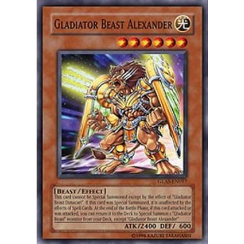 Gladiator Beast Alexander - GLAS-EN017 Super Rare 1st