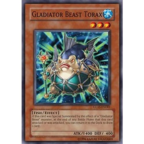 Gladiator Beast Torax - GLAS-EN081 Super Rare 1st Edition