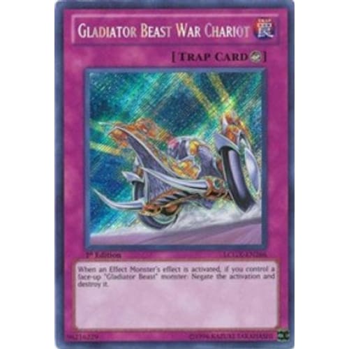 Gladiator Beast War Chariot (LCGX-EN266) Secret Rare