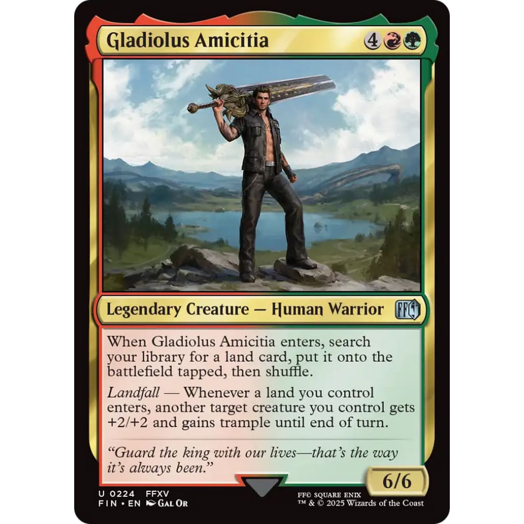 Gladiolus Amicitia (FIN-224) Foil - Single