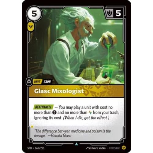 Glasc Mixologist (165/221) - Spiritforged - Single