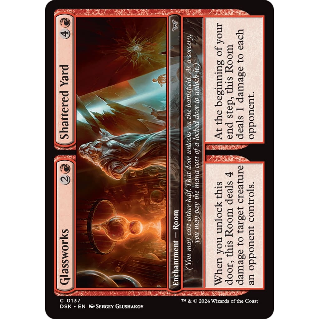 Glassworks // Shattered Yard (DSK-137) Foil - Single