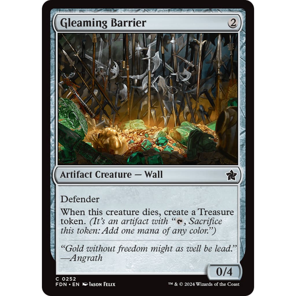 Gleaming Barrier (FDN-252) Foil - Single