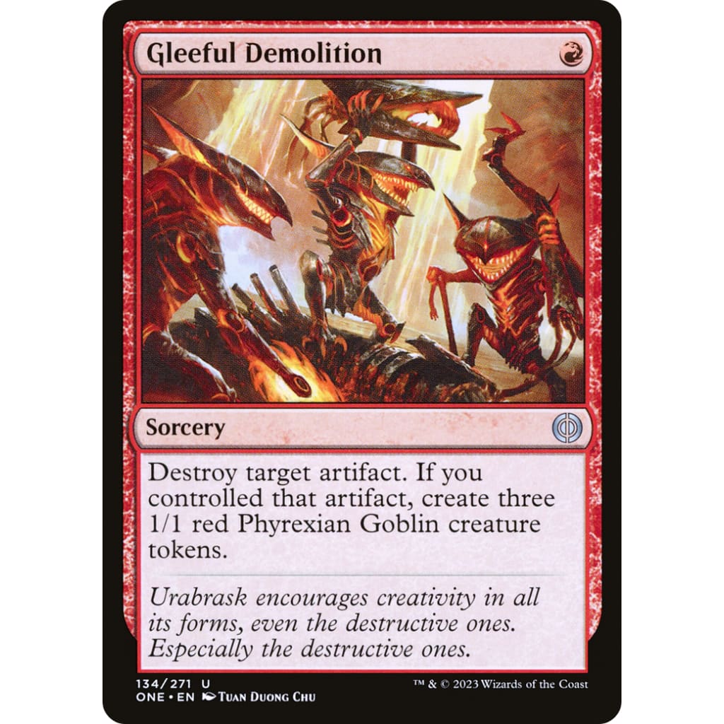 Gleeful Demolition (ONE-134) Foil - Single