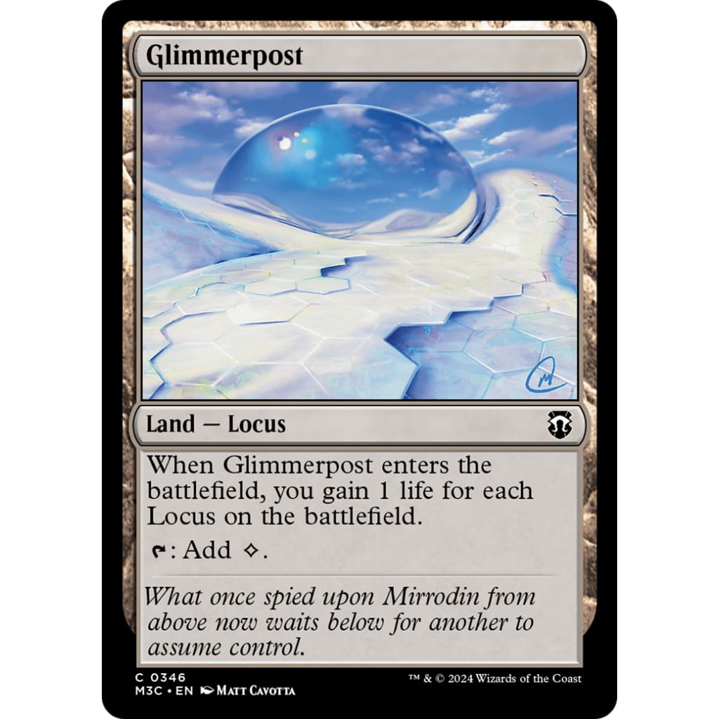 Glimmerpost (M3C-346) - Single