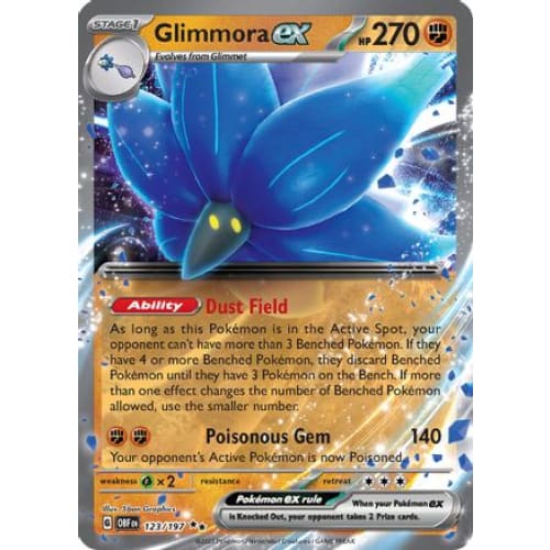 Glimmora ex (123) Double Rare - Single