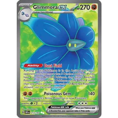 Glimmora ex (213/197) Ultra Rare Holofoil - Single