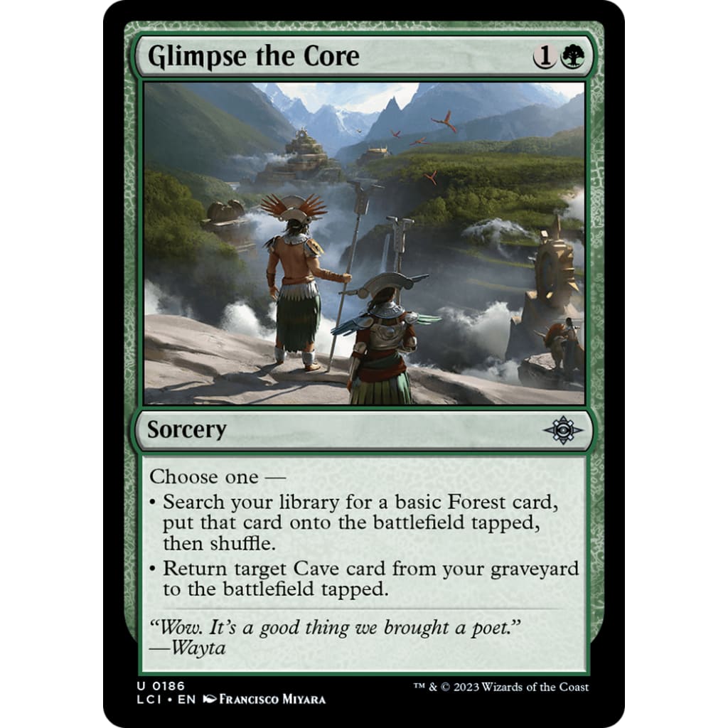 Glimpse the Core (LCI-186) Foil - Single