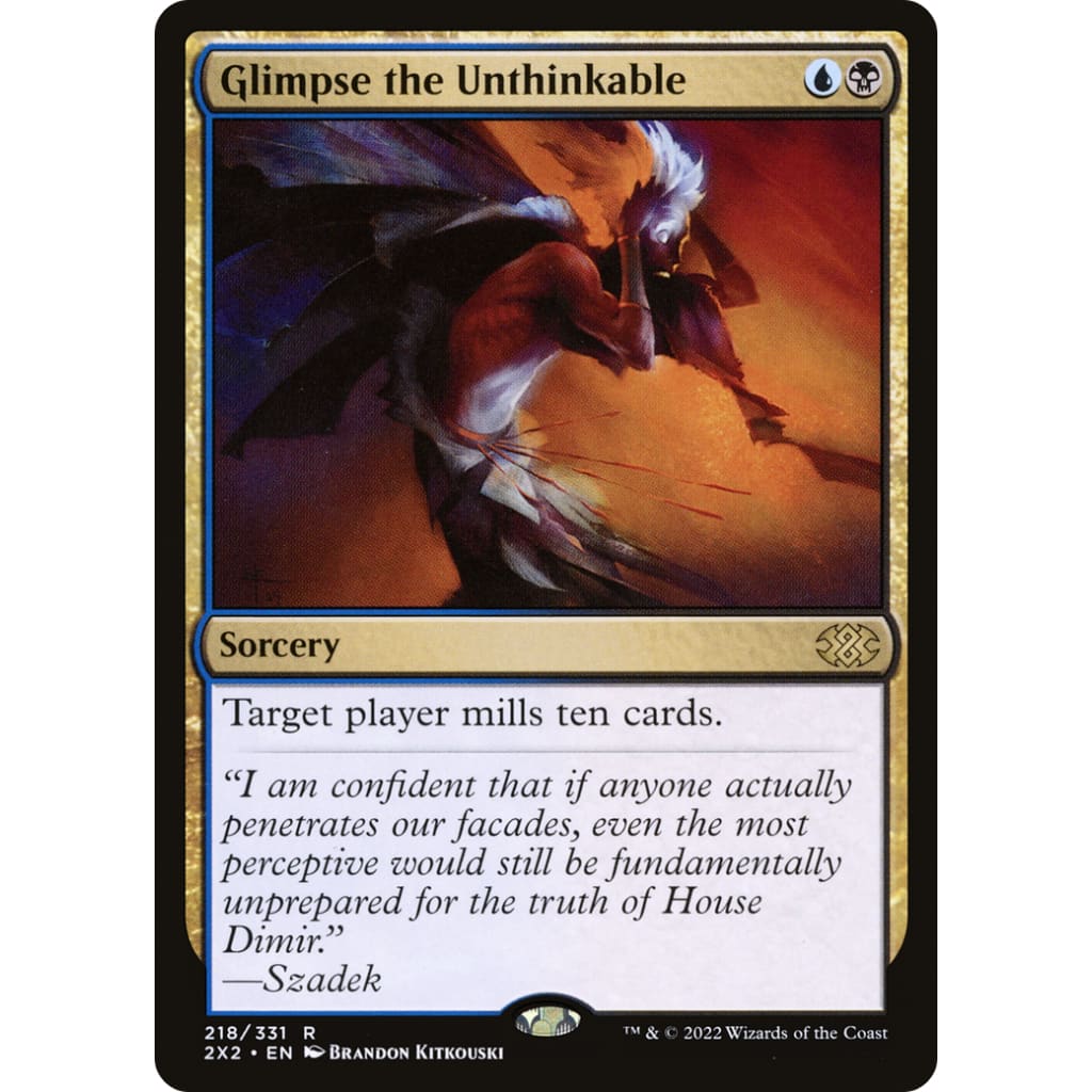 Glimpse the Unthinkable (2X2-218) - Single
