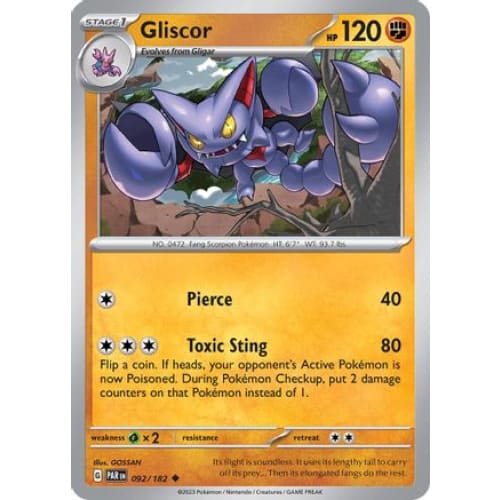 Gliscor (92) Uncommon - Single