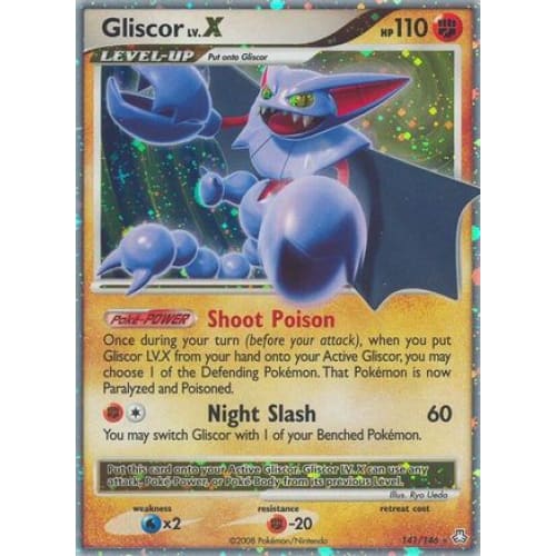 Gliscor LV.X (141/146) Holo Rare Holofoil - Single