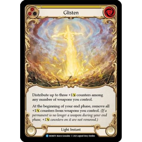 Glisten (Yellow) (MONARCH) 1st Edition - Single