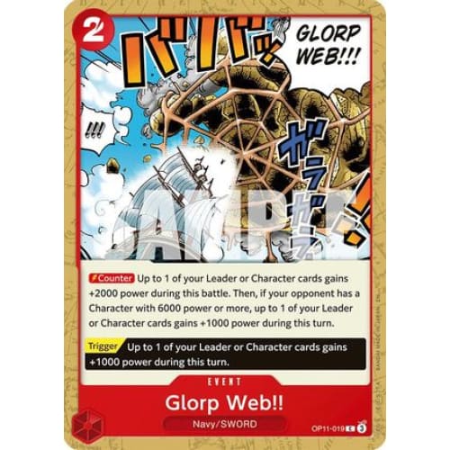 Glorp Web!! OP11-019 C A Fist of Divine Speed - Single