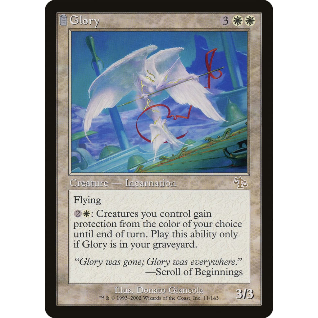 Glory (JUD-011): (tombstone) Foil - Single