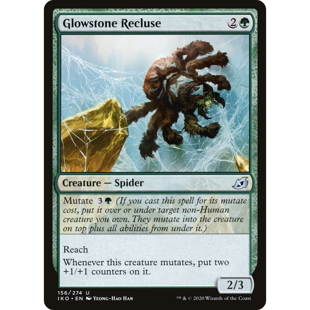 Glowstone Recluse (IKO-156) Foil - Single