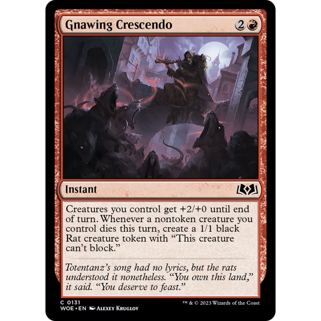 Gnawing Crescendo (WOE-131) - Single