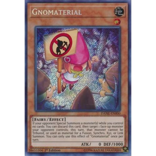 Gnomaterial (DANE-EN000) Secret Rare Unlimited - Single