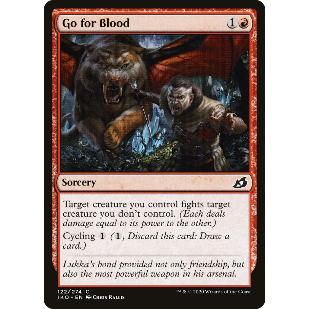 Go for Blood (IKO-122) Foil - Single