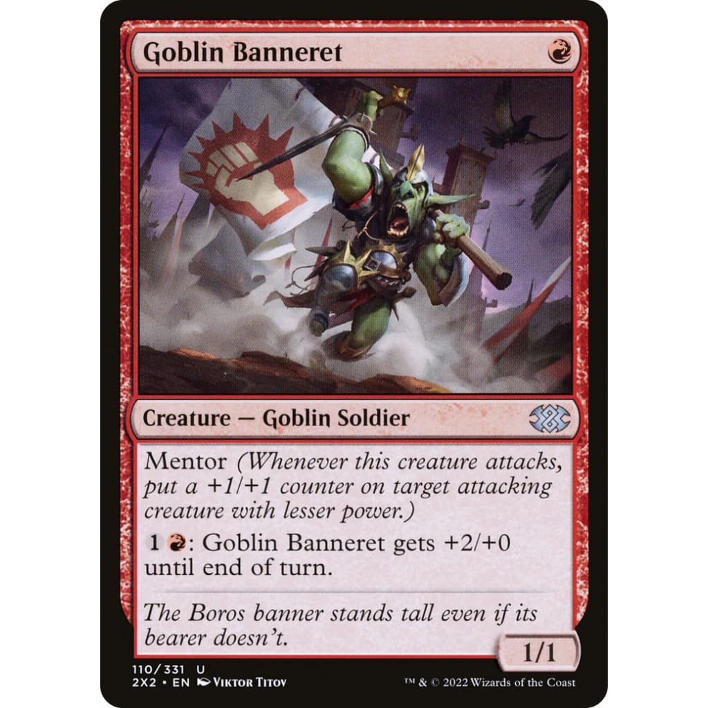 Goblin Banneret (2X2-110) Foil - Single