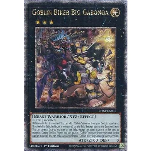Goblin Biker Big Gabonga (Quarter Century Secret Rare)