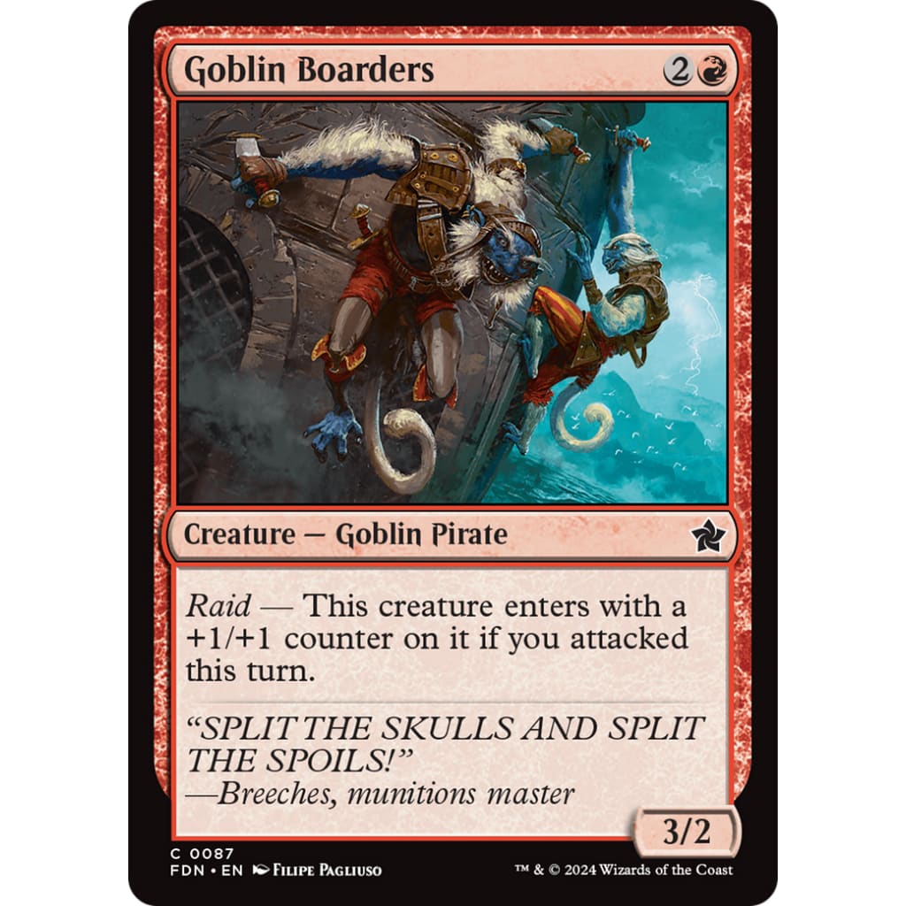 Goblin Boarders (FDN-087) - Single