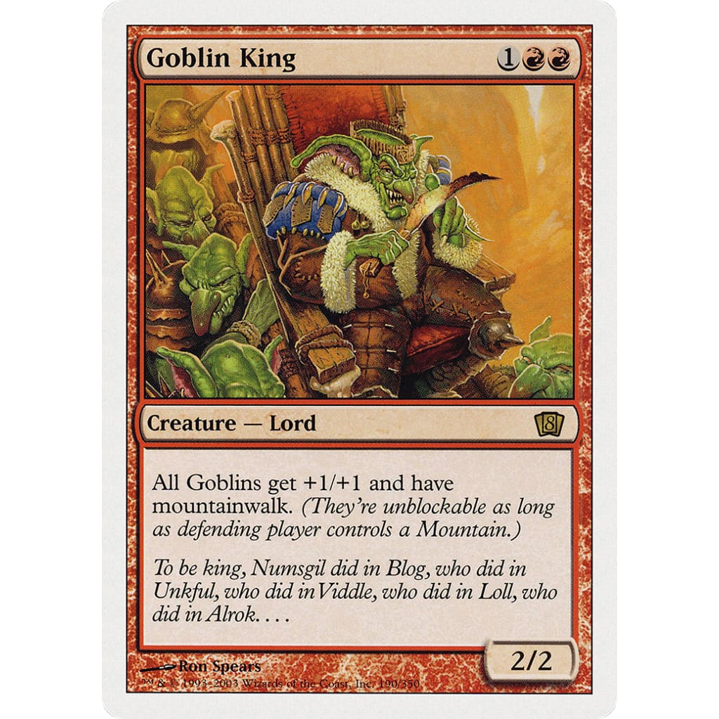 Goblin King (8ED-190) - Single